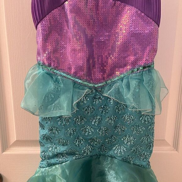 Disney Castle Collection Ariel The Little Mermaid Dress Costume Girls Size 7-8 - Picture 3 of 16